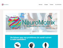 Tablet Screenshot of neuromotrix.com